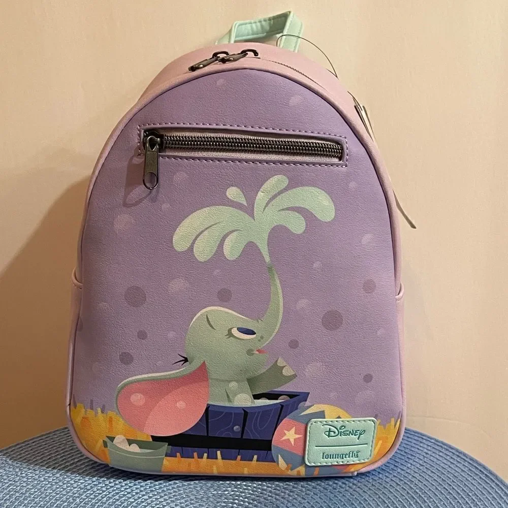 Loungefly Disney Dumbo Bath Time Mini Backpack NWT